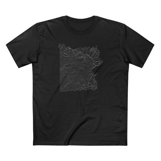 Yellowstone National Park T-Shirt - Topographical Lines
