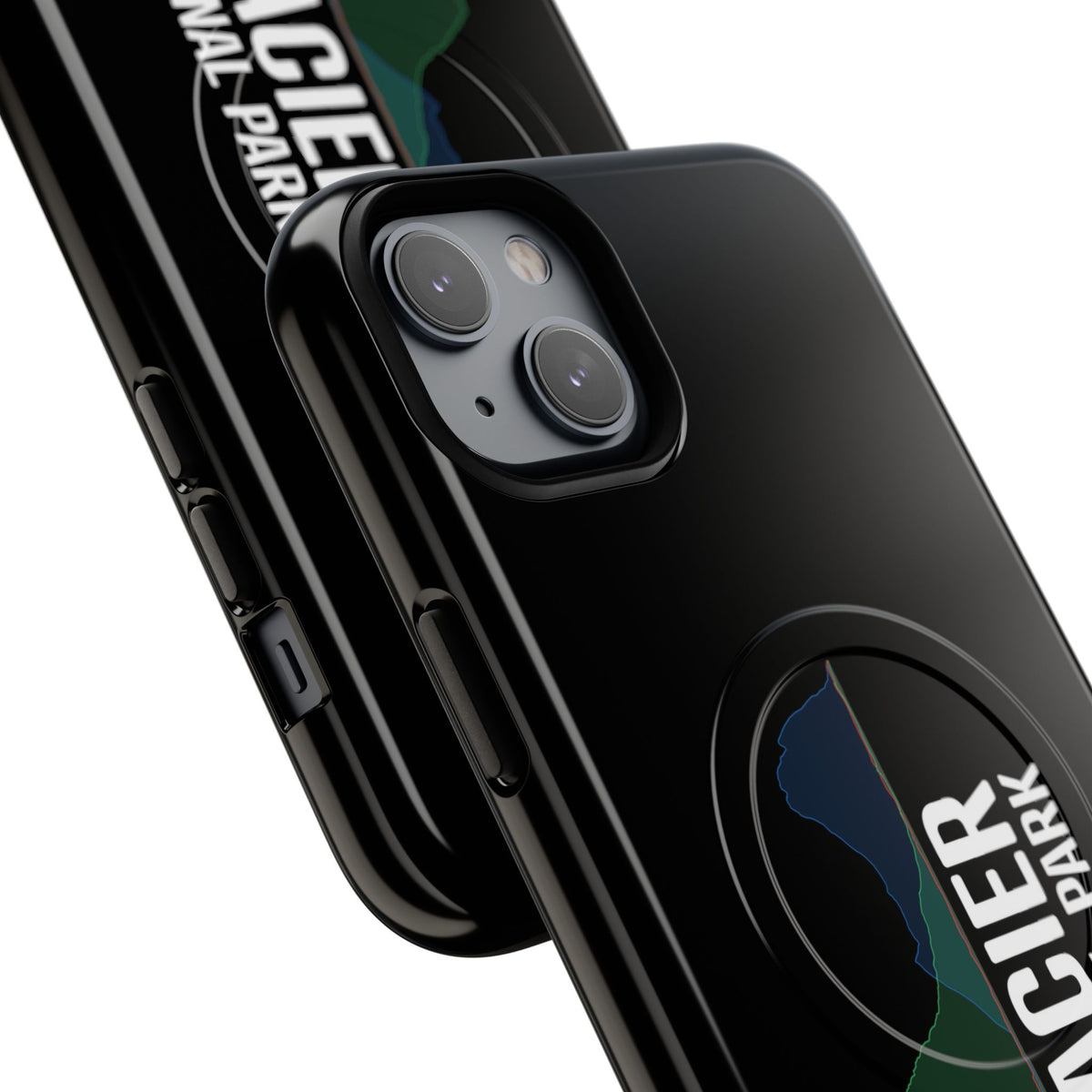 Glacier National Park iPhone Case with MagSafe - Histogram Design