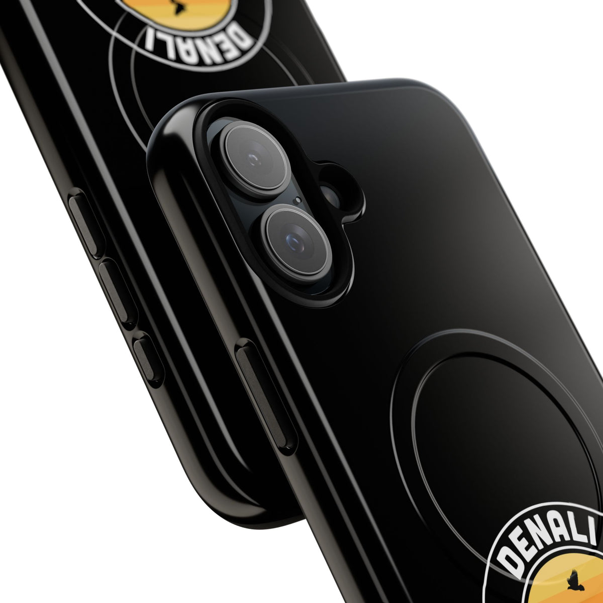 Denali National Park iPhone Case with MagSafe - Round Emblem Design
