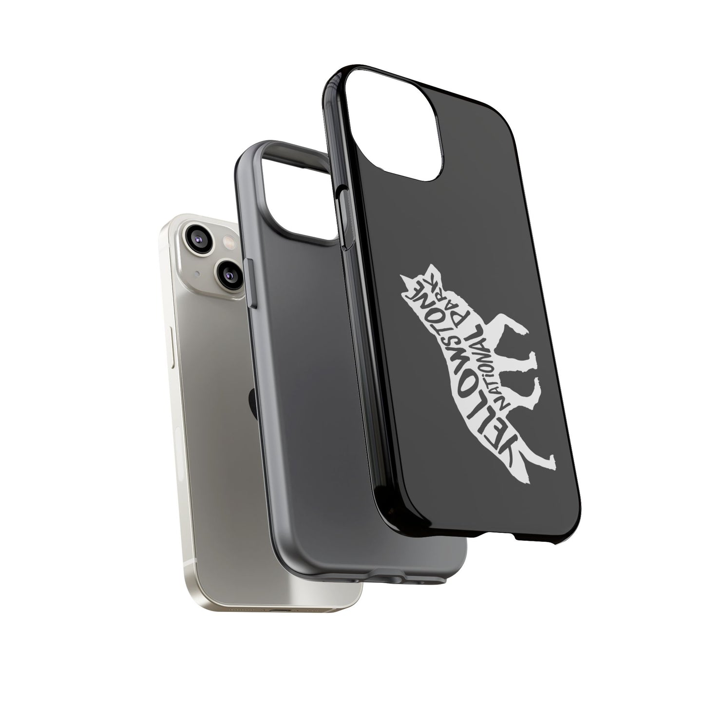Yellowstone National Park Phone Case - Wolf Design