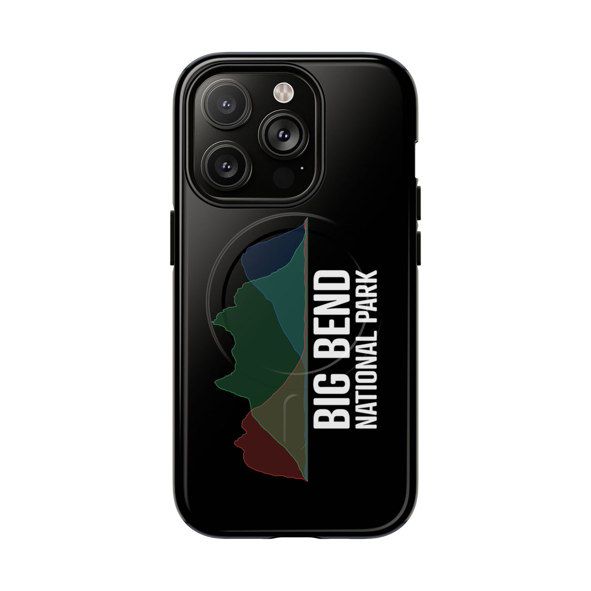 Big Bend National Park iPhone Case with MagSafe - Histogram Design