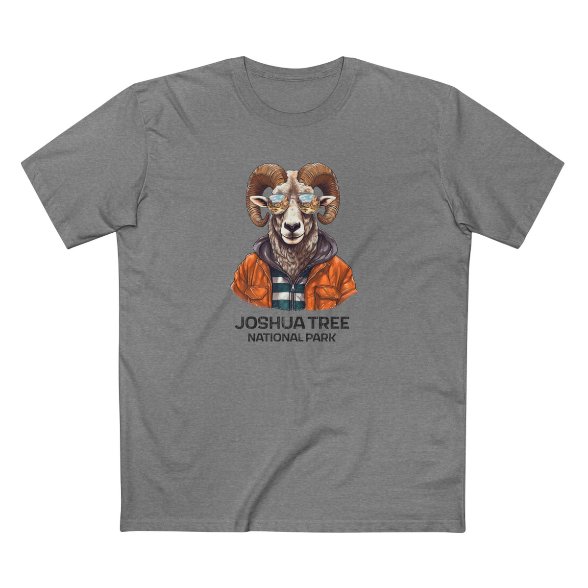 Joshua Tree National Park T-Shirt - Bighorn Sheep in Athletic Heather