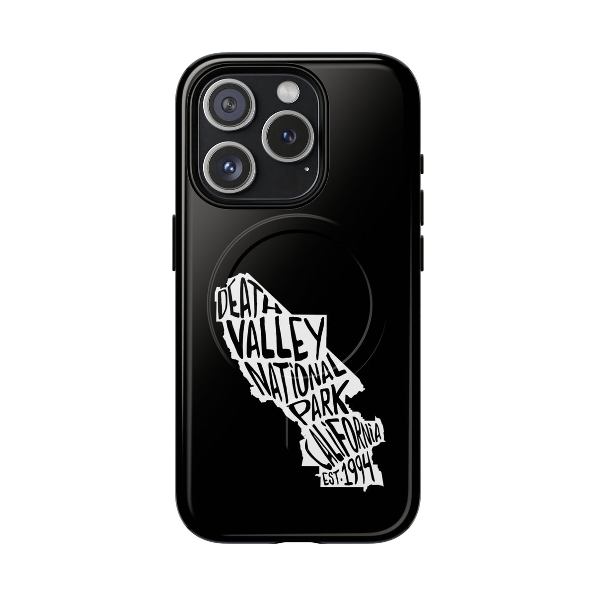 Death Valley National Park iPhone Case with MagSafe - Map Design