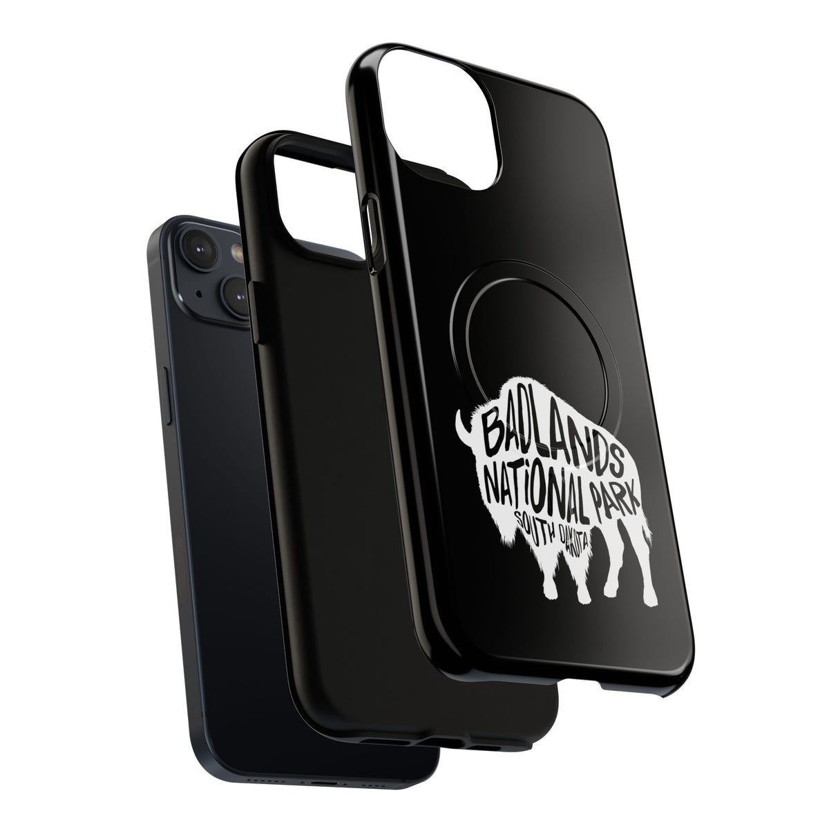 Badlands National Park iPhone Case with MagSafe - Bison Design
