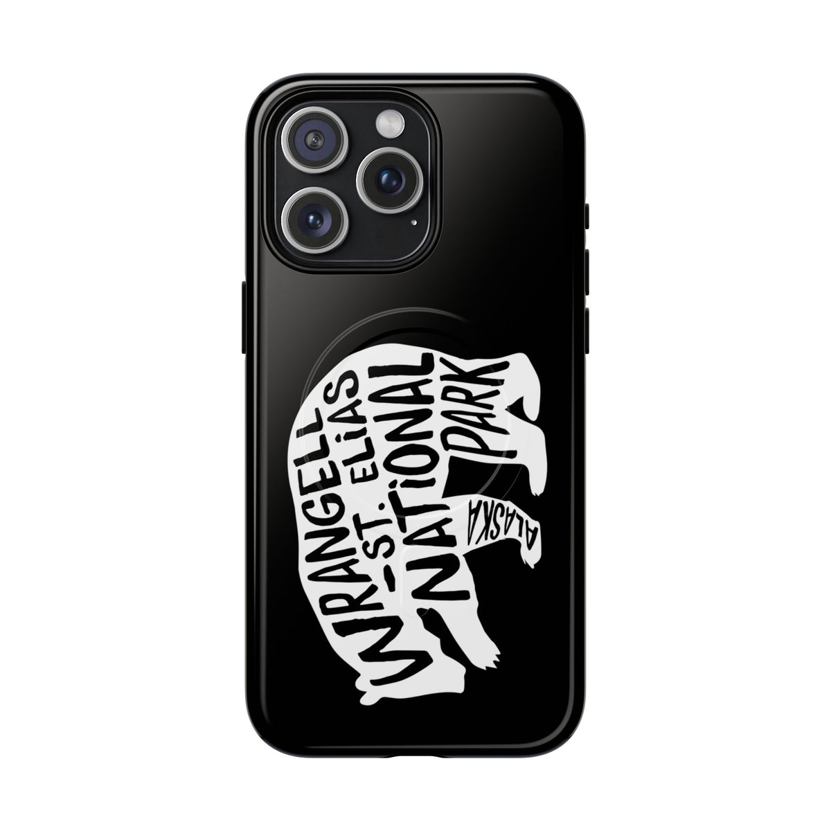 Wrangell - St. Elias National Park iPhone Case with MagSafe - Grizzly Bear Design