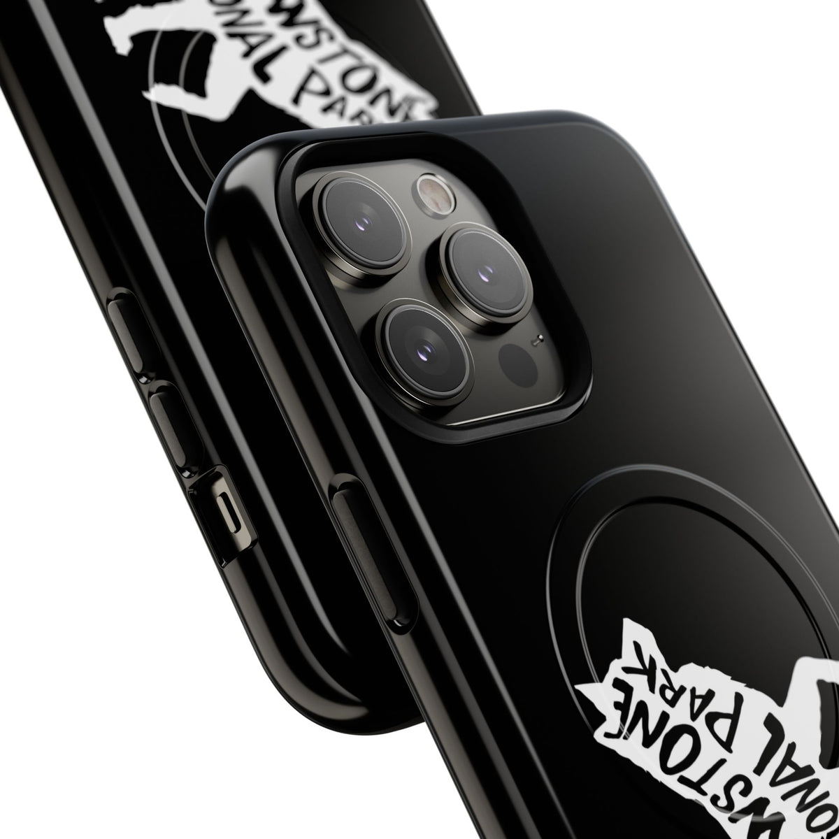 Yellowstone National Park iPhone Case with MagSafe - Wolf Design