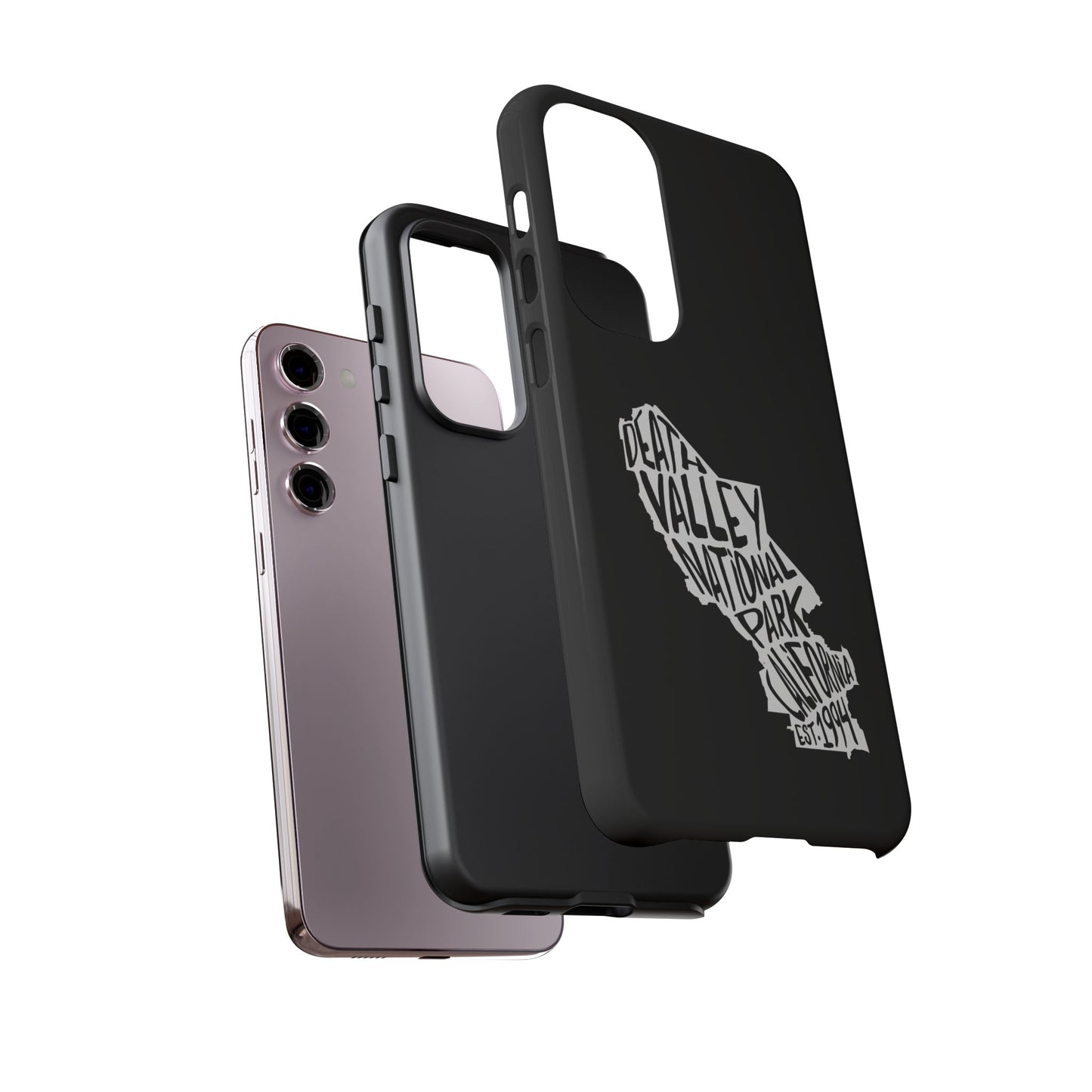 Death Valley National Park Phone Case - Map Design