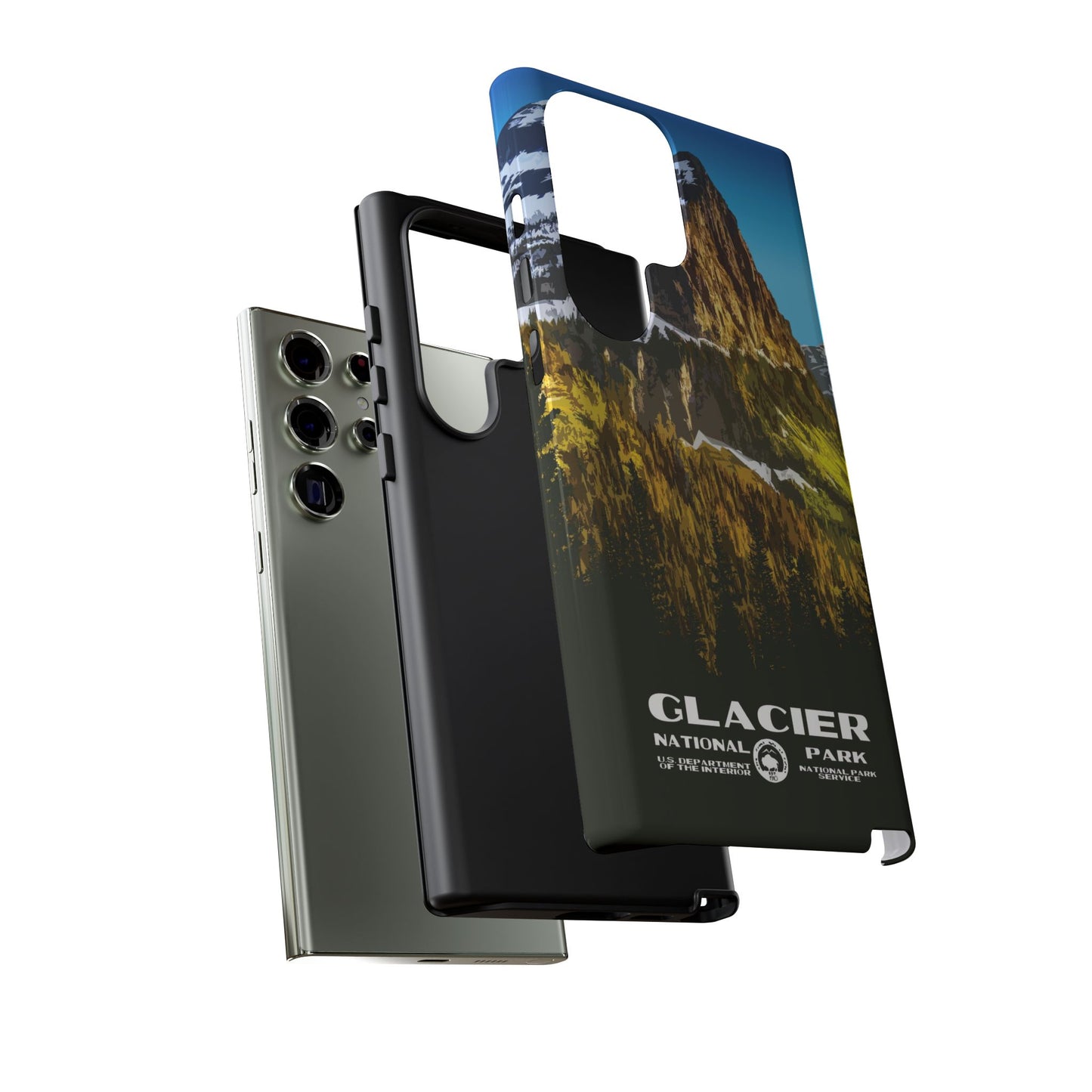 Glacier National Park Phone Case - WPA Style