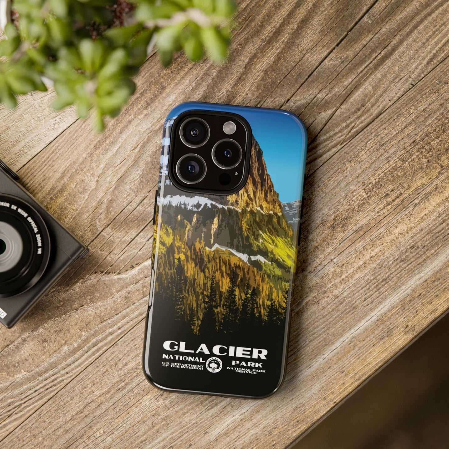 Glacier National Park Phone Case - WPA Style