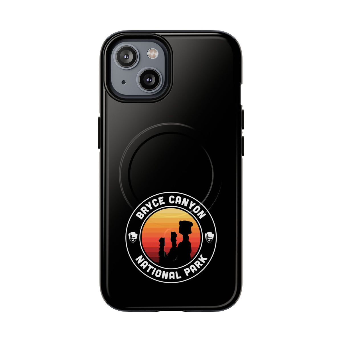 Bryce Canyon National Park iPhone Case with MagSafe - Round Emblem Design