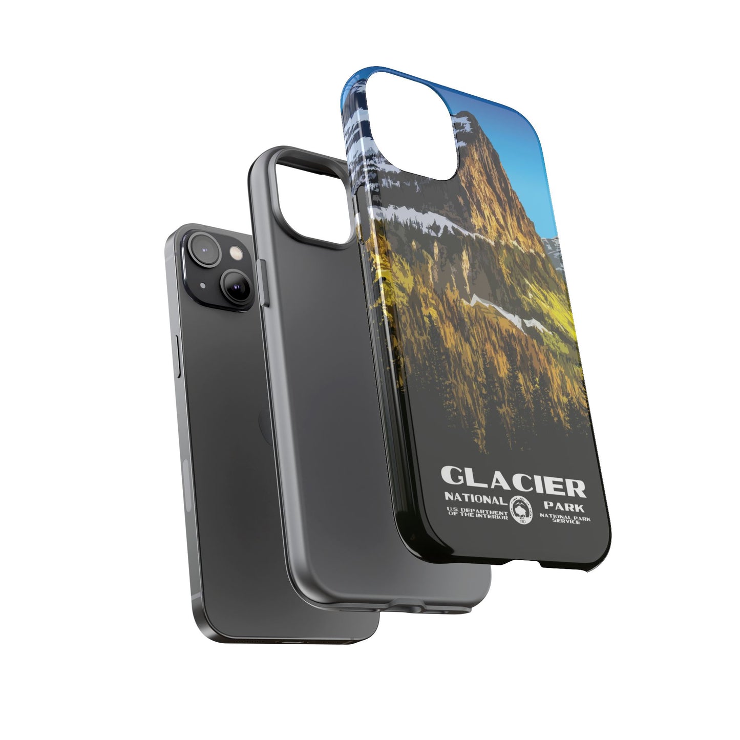 Glacier National Park Phone Case - WPA Style