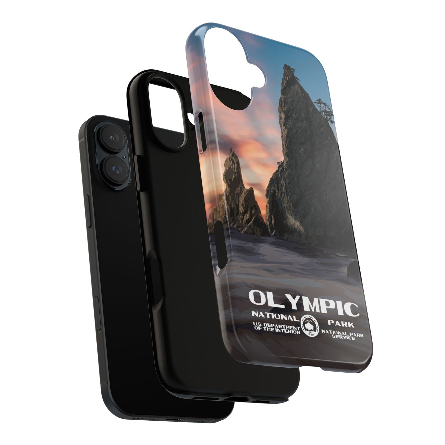 Olympic National Park Phone Case - WPA Style