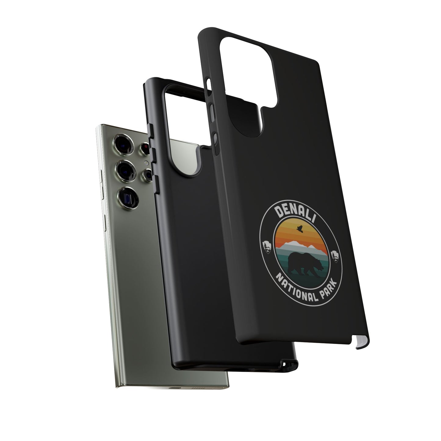 Denali National Park Phone Case - Round Emblem Design