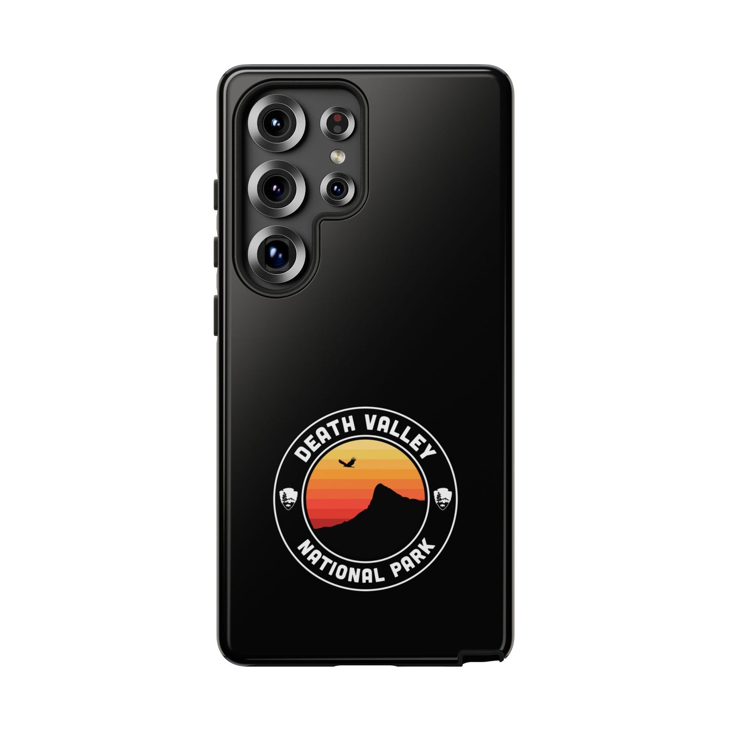 Death Valley National Park Phone Case - Round Emblem Design