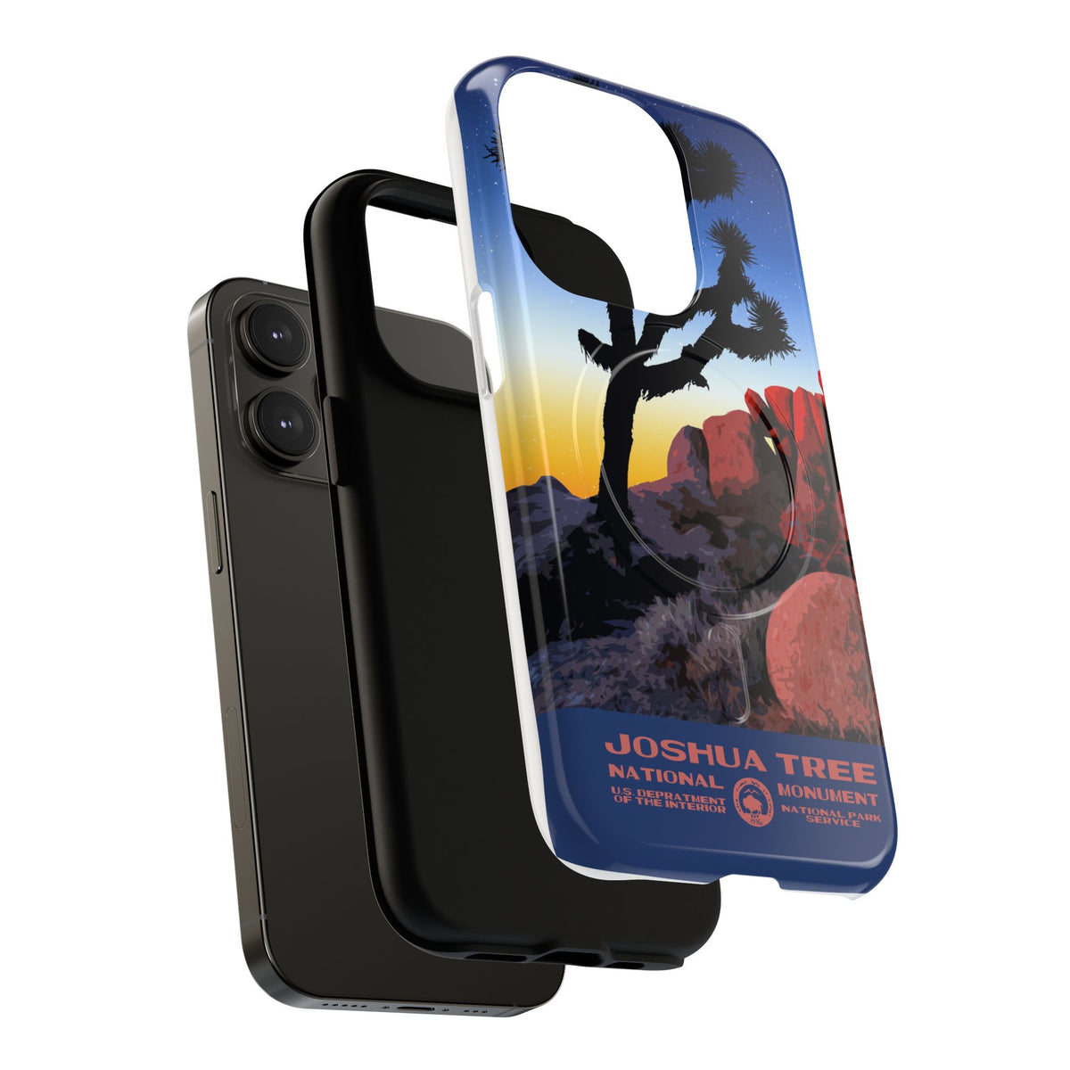 Joshua Tree National Park iPhone Case with MagSafe - Night
