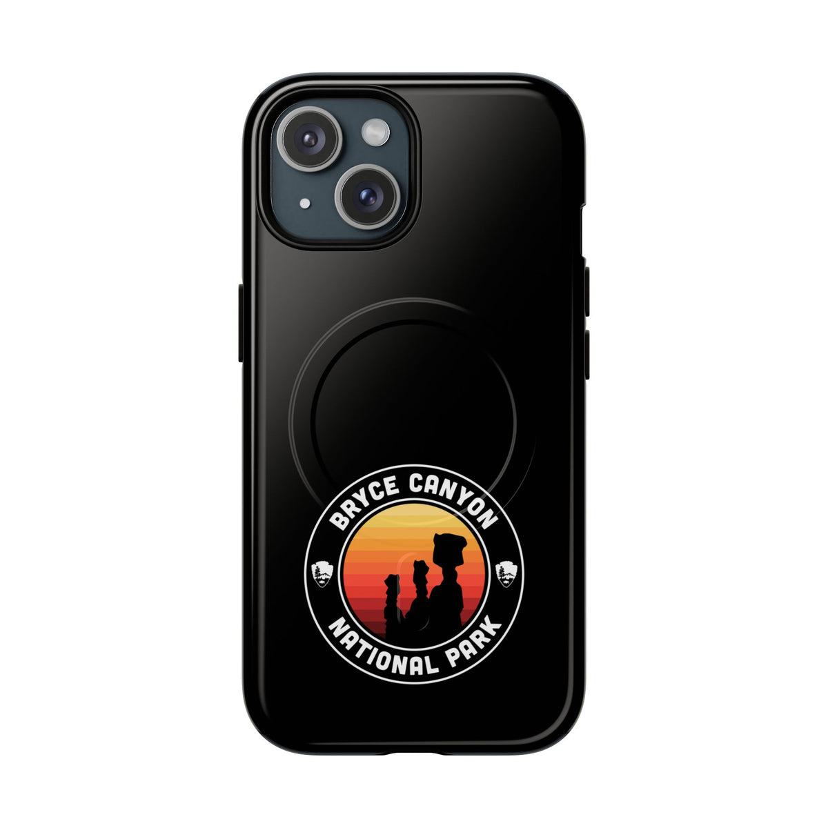 Bryce Canyon National Park iPhone Case with MagSafe - Round Emblem Design
