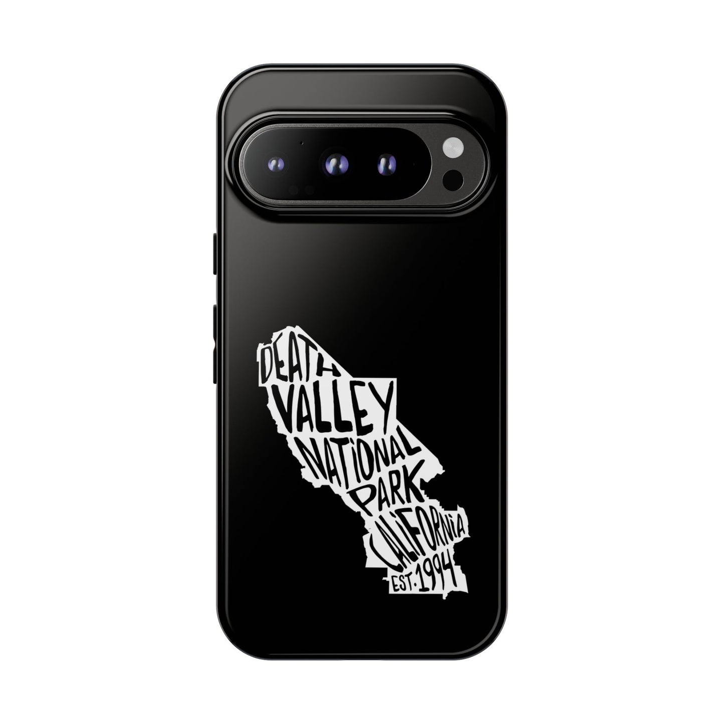 Death Valley National Park Phone Case - Map Design