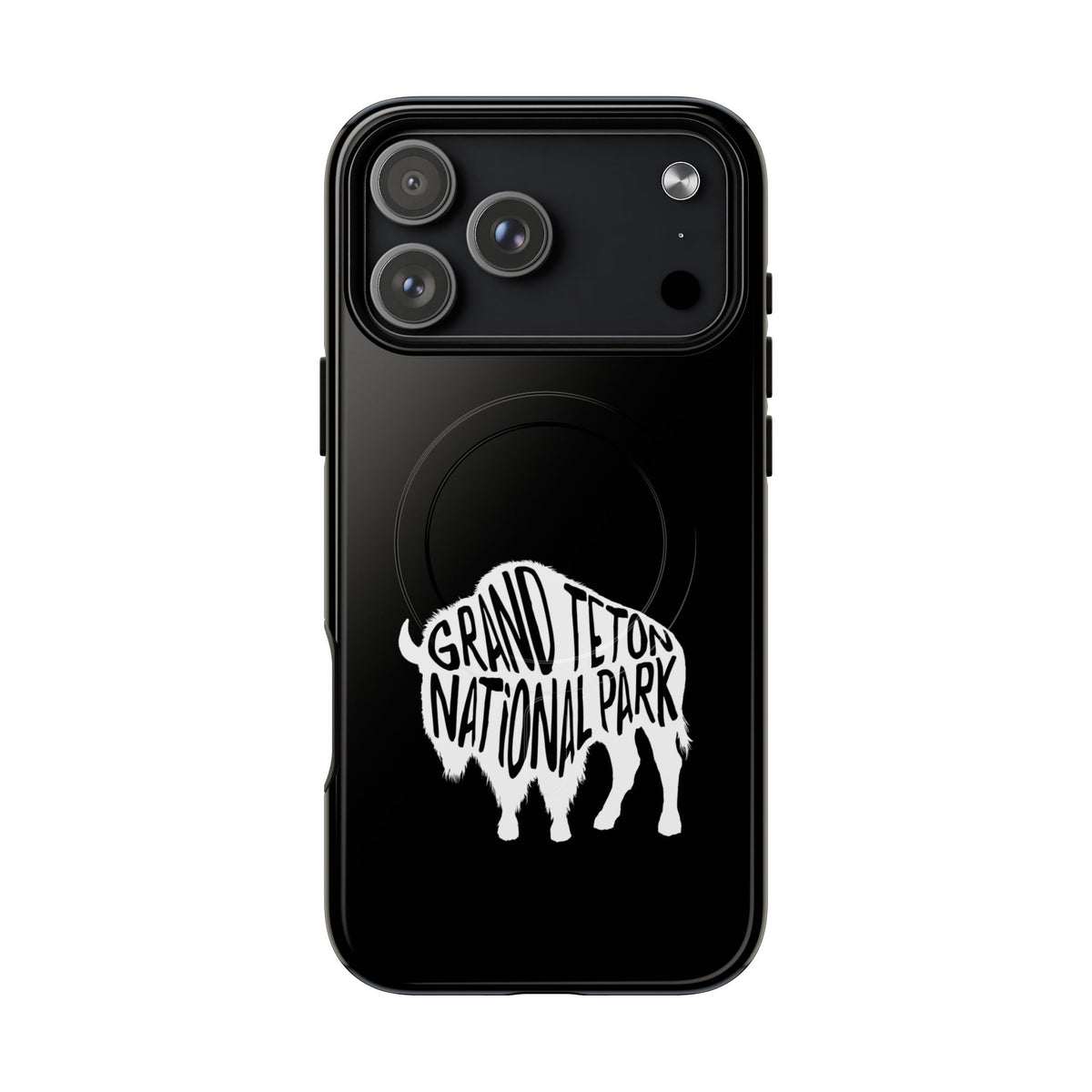 Grand Teton National Park iPhone Case with MagSafe - Bison Design