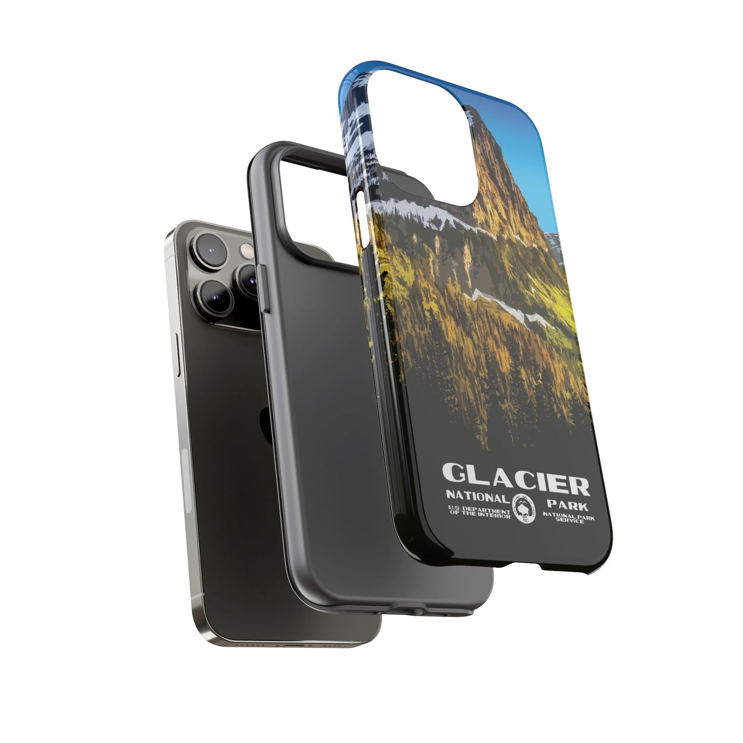 Glacier National Park Phone Case - WPA Style