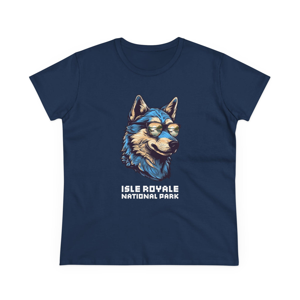 Isle Royale National Park Women's T-Shirt - Cool Wolf