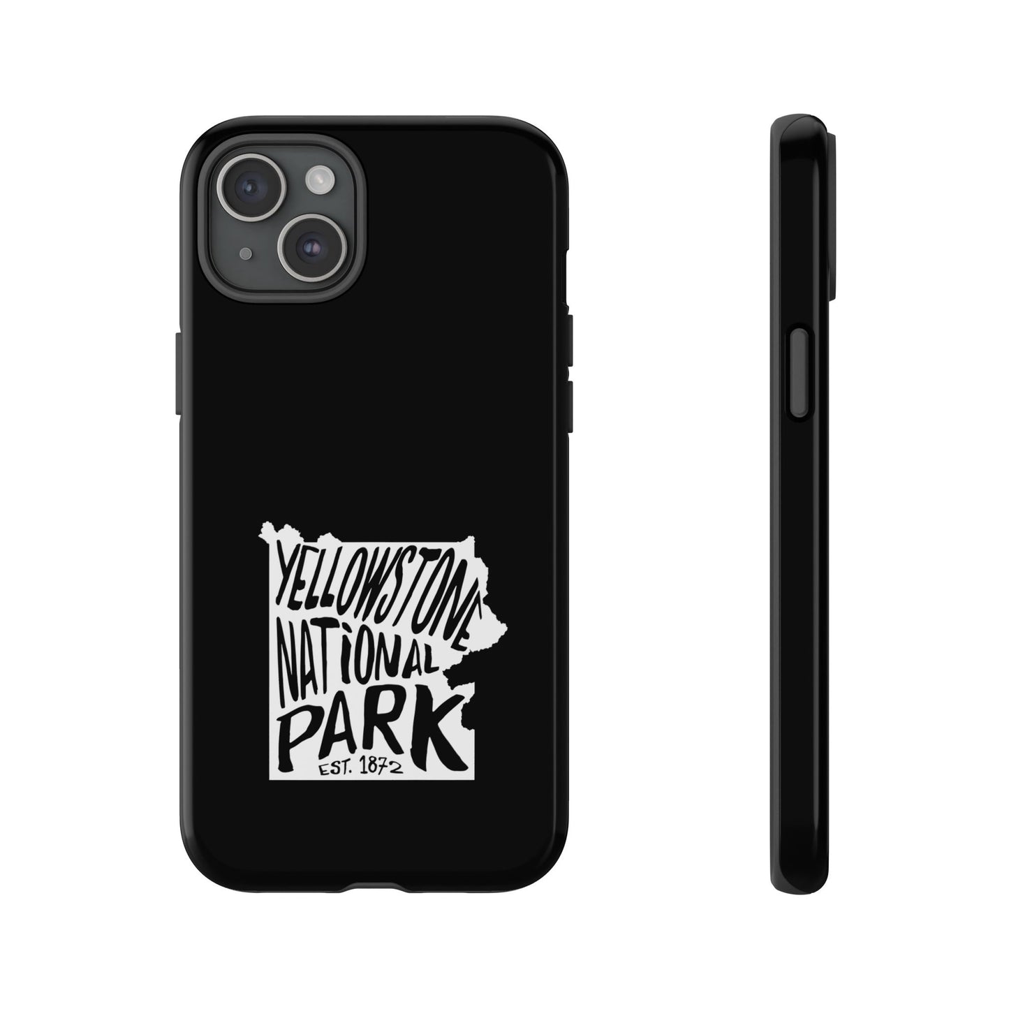 Yellowstone National Park Phone Case - Map Design