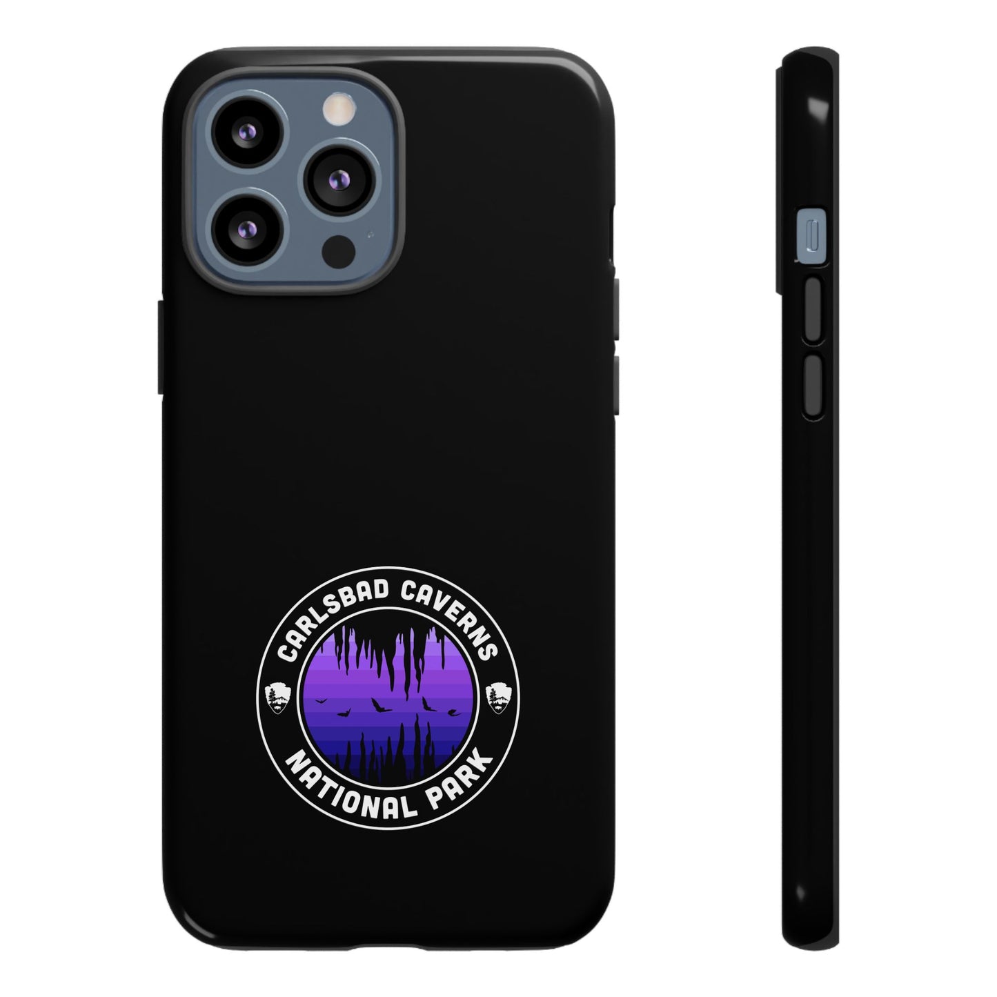 Carlsbad Caverns National Park Phone Case - Round Emblem Design