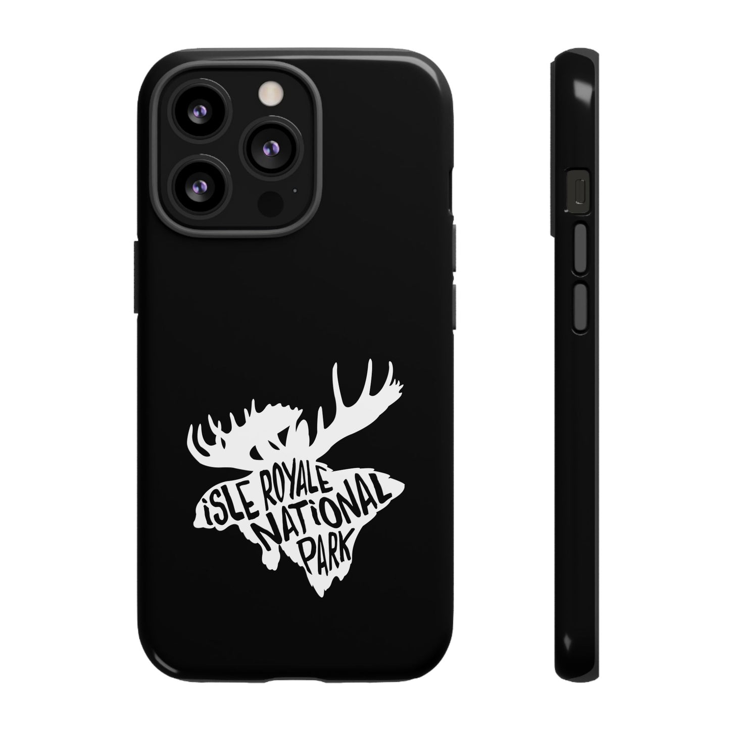 Isle Royale National Park Phone Case - Moose Design