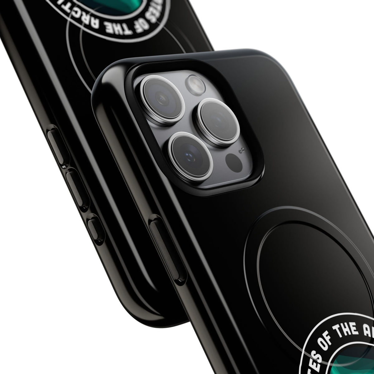 Gates of the Arctic National Park iPhone Case with MagSafe - Round Emblem Design
