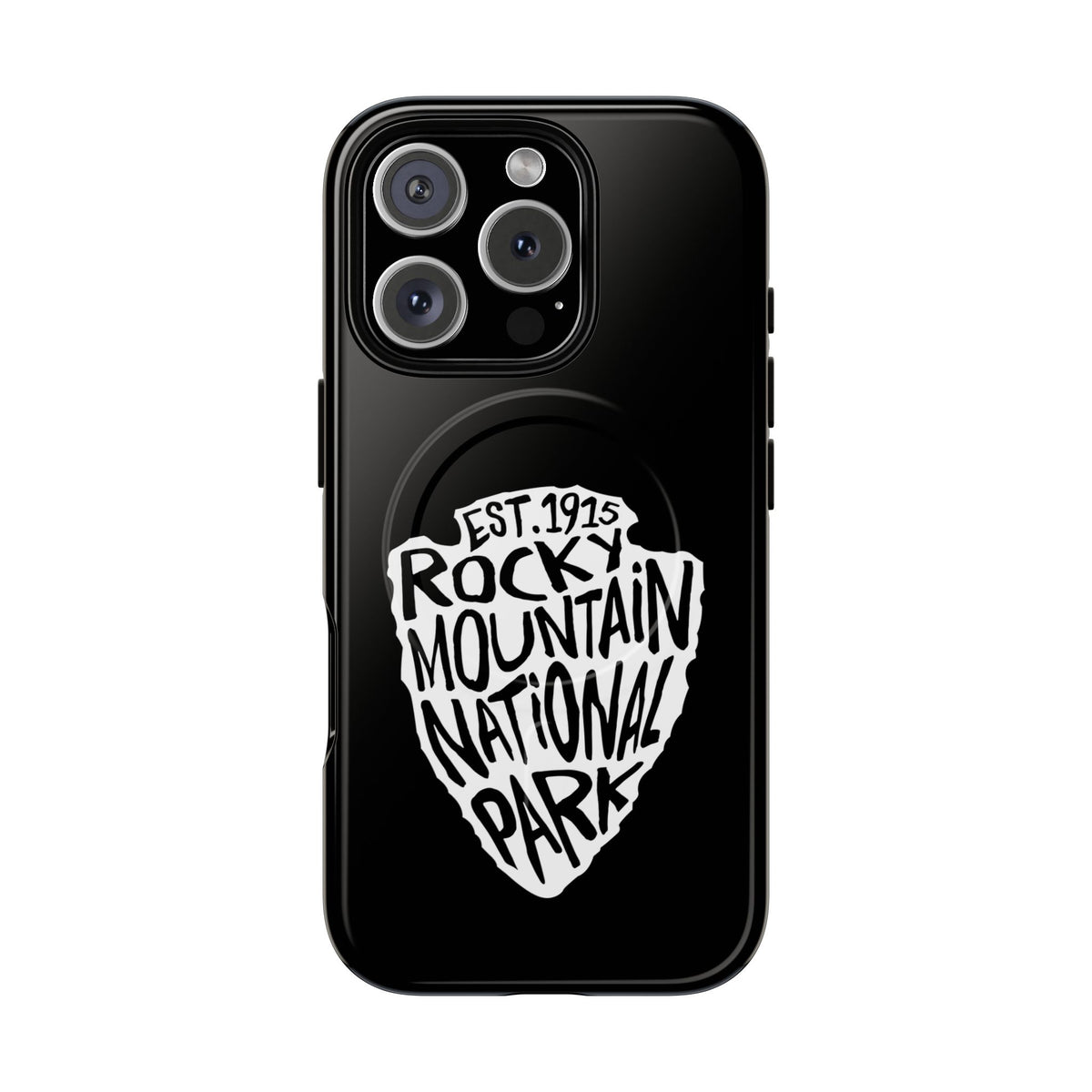 Rocky Mountain National Park iPhone Case with MagSafe - Arrowhead Design