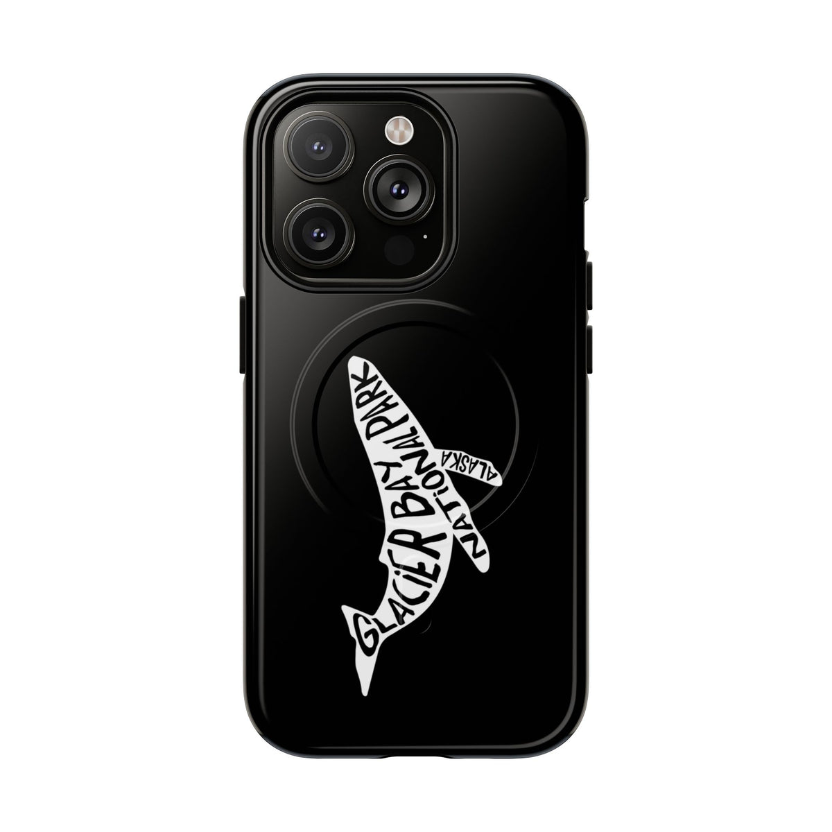 Glacier Bay National Park iPhone Case with MagSafe - Humpback Whale Design