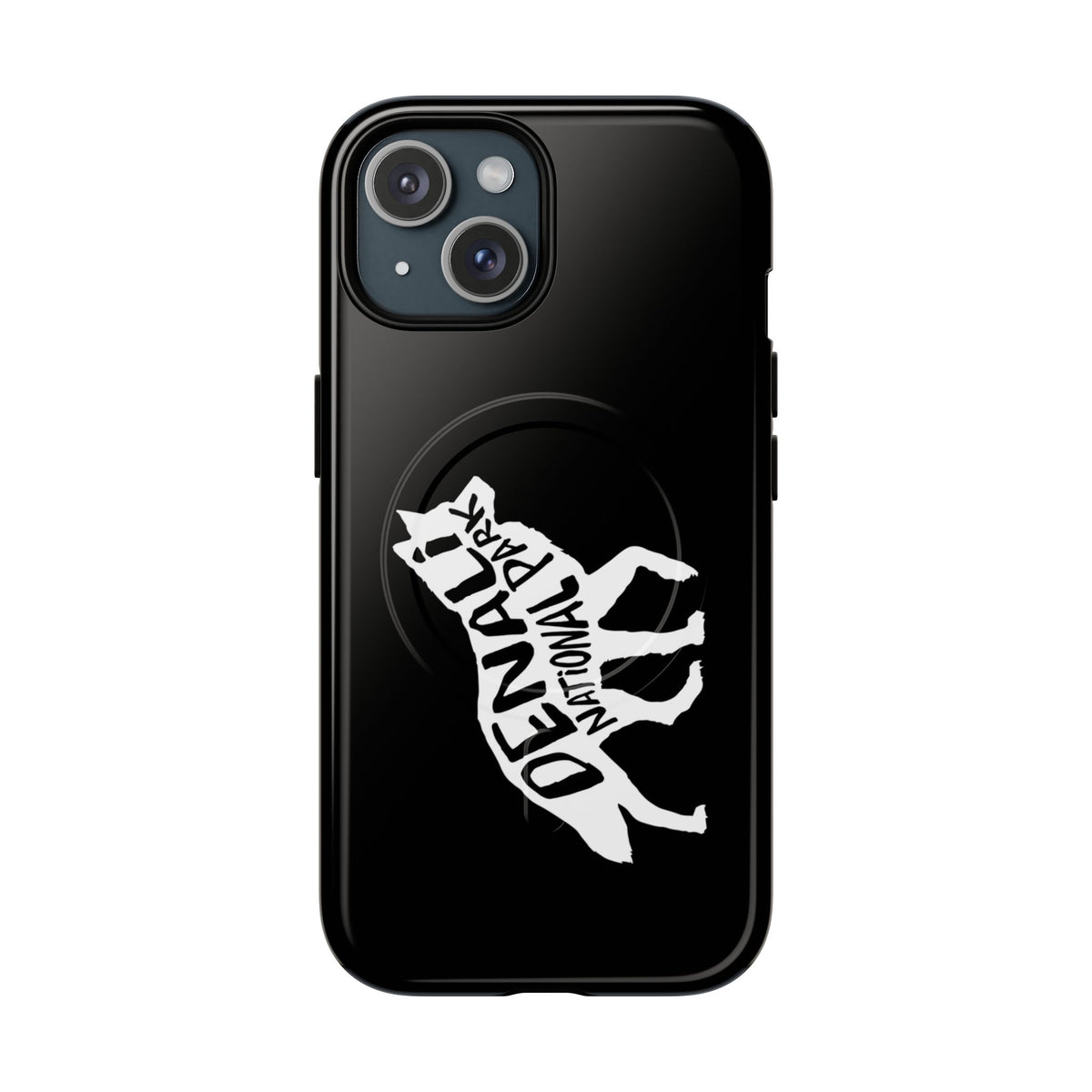 Denali National Park iPhone Case with MagSafe - Wolf Design
