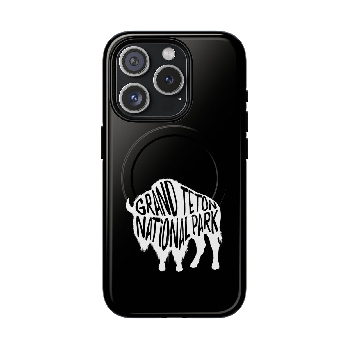 Grand Teton National Park iPhone Case with MagSafe - Bison Design