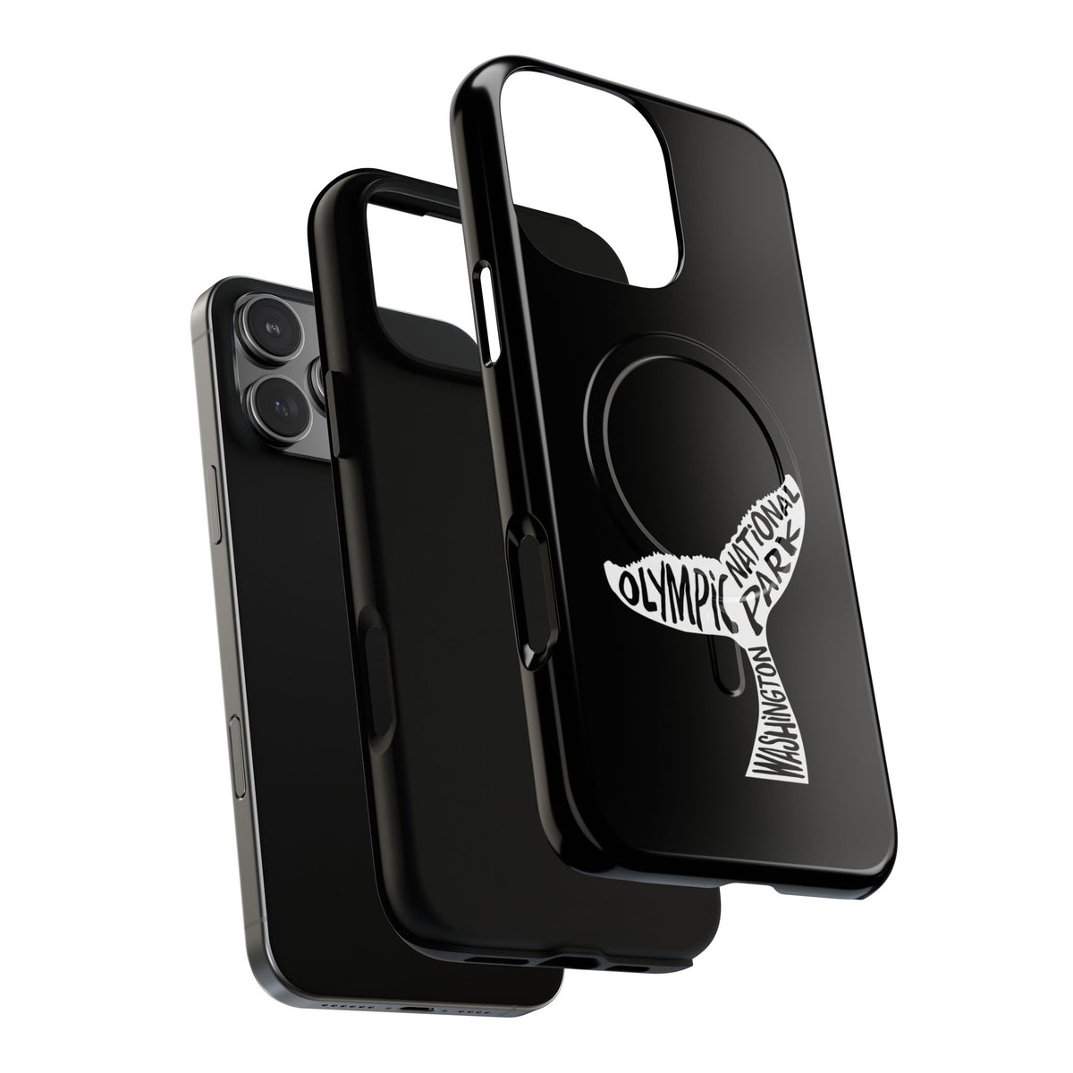 Olympic National Park iPhone Case with MagSafe - Humpback Whale Tail Design