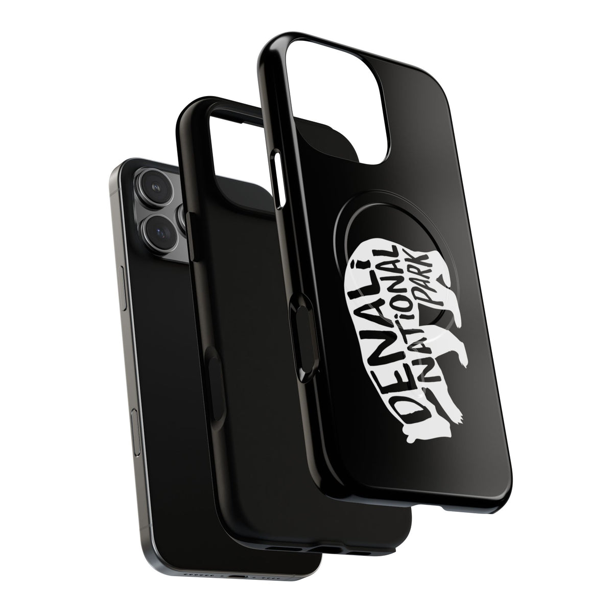 Denali National Park iPhone Case with MagSafe - Grizzly Bear Design