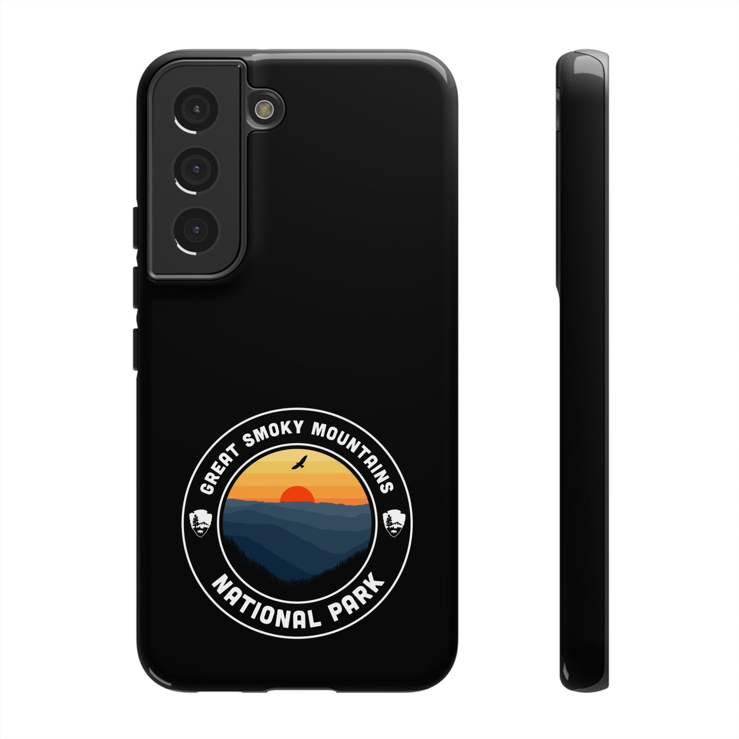 Great Smoky Mountains National Park Phone Case - Round Emblem Design