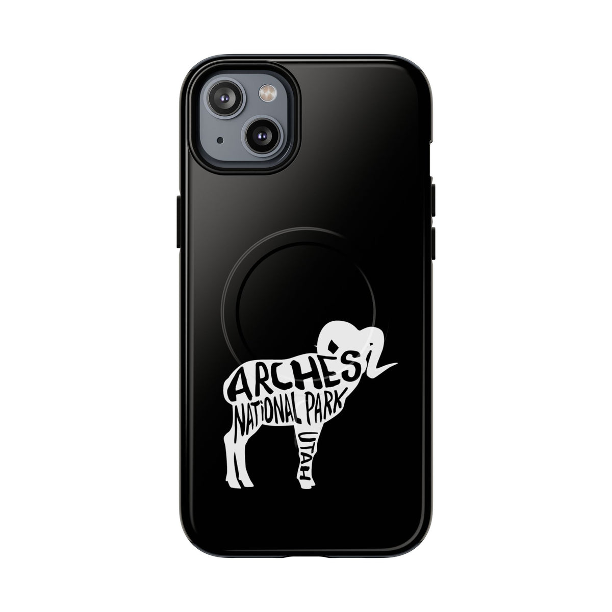 Arches National Park iPhone Case with MagSafe - Bighorn Sheep Design