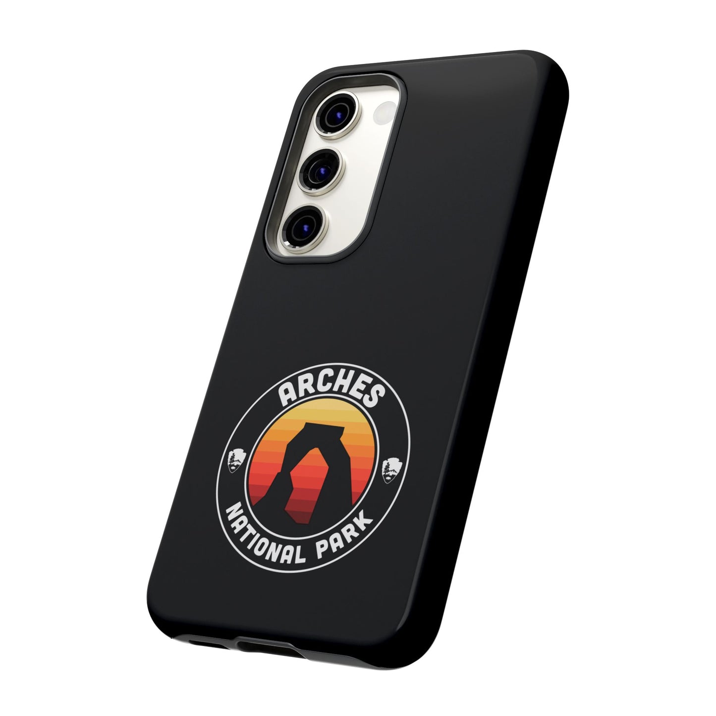 Arches National Park Phone Case - Round Emblem Design