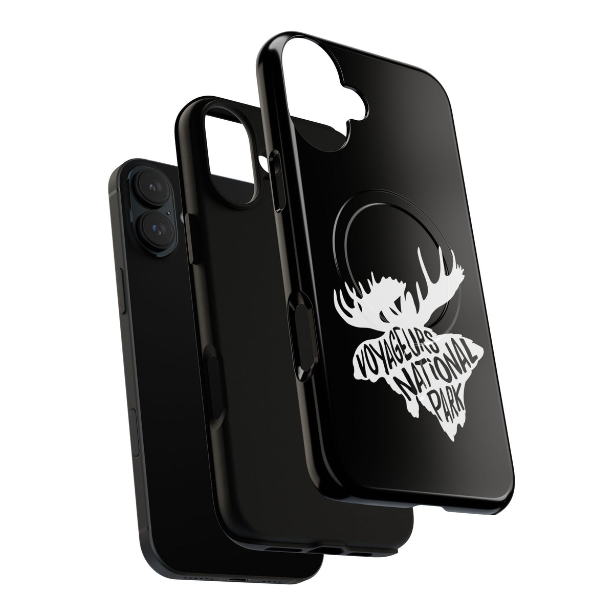 Voyageurs National Park iPhone Case with MagSafe - Moose Design