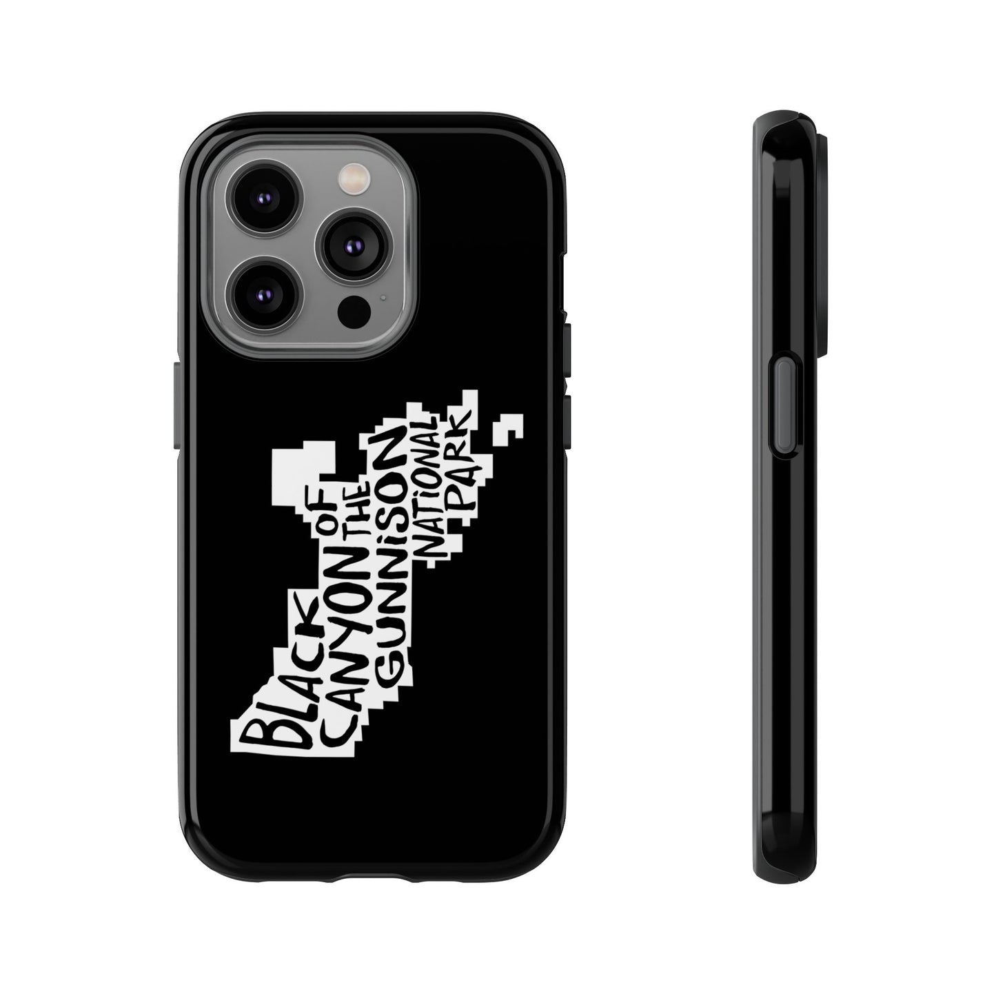Black Canyon of the Gunnison National Park Phone Case - Map Design