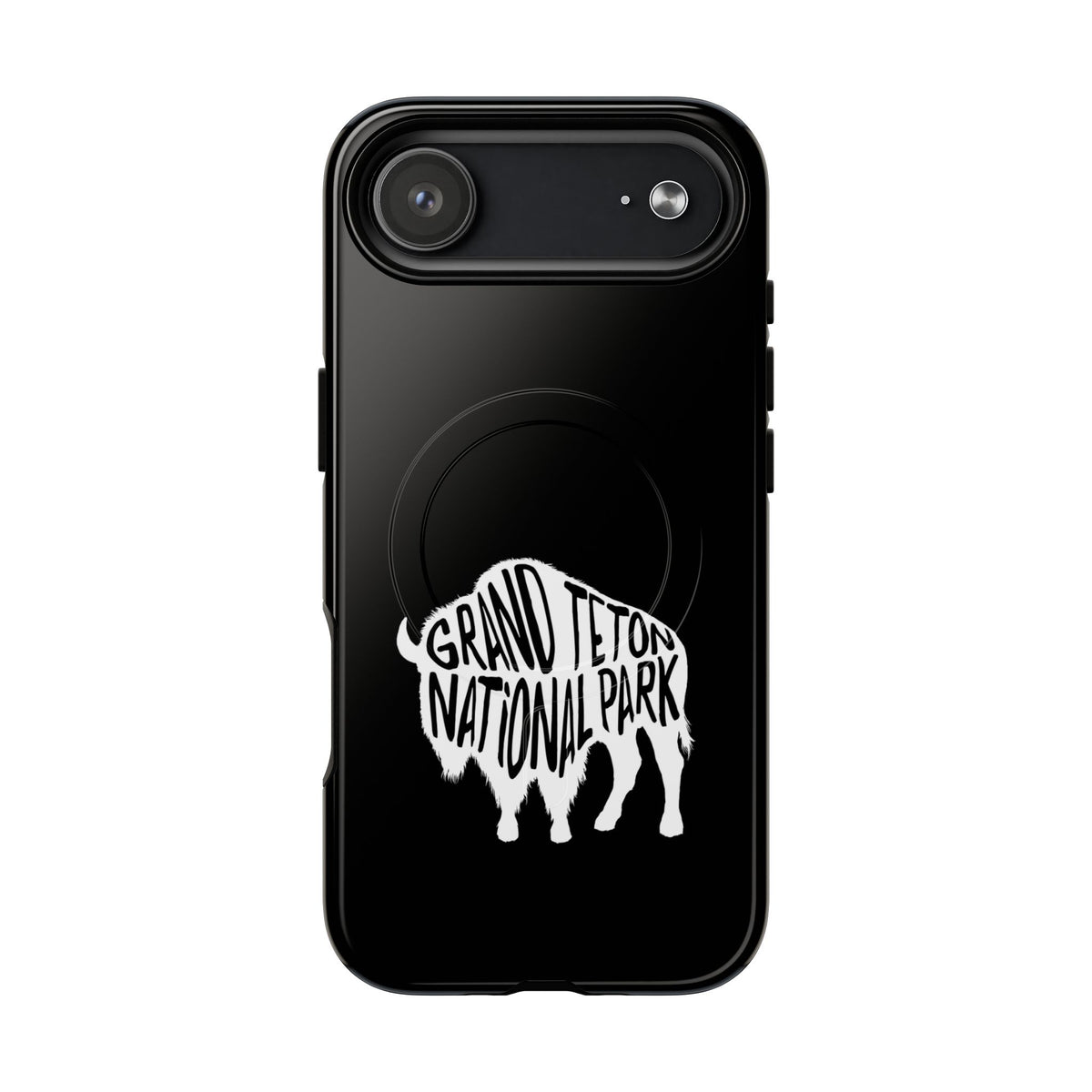 Grand Teton National Park iPhone Case with MagSafe - Bison Design