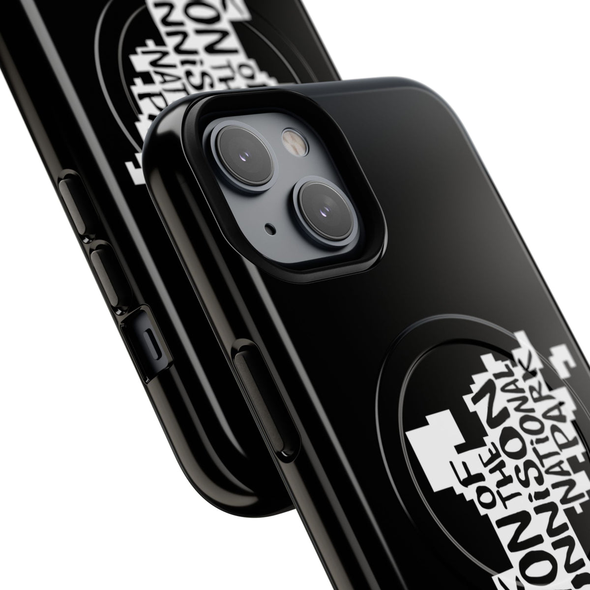 Black Canyon of the Gunnison National Park iPhone Case with MagSafe - Map Design