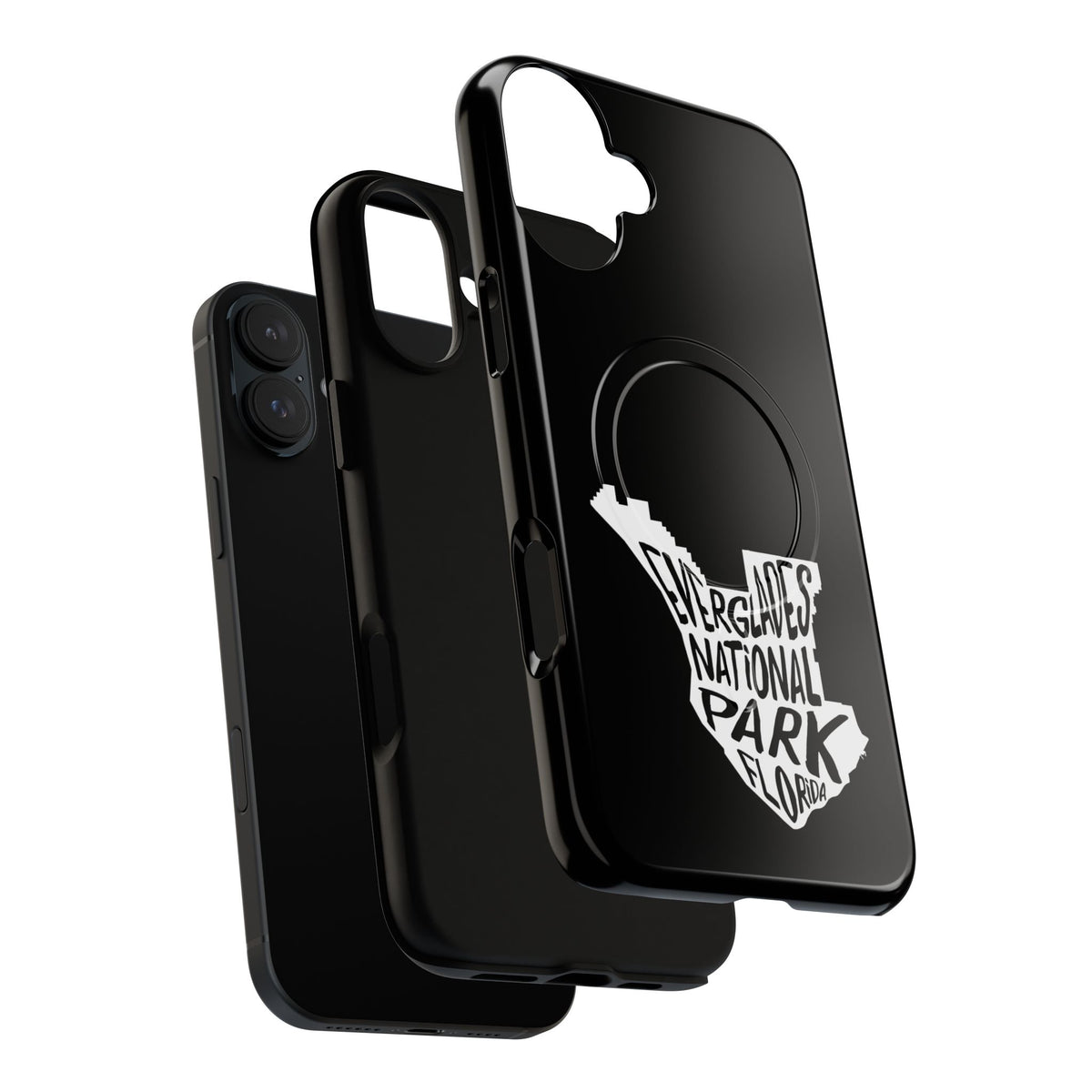 Everglades National Park iPhone Case with MagSafe - Map Design
