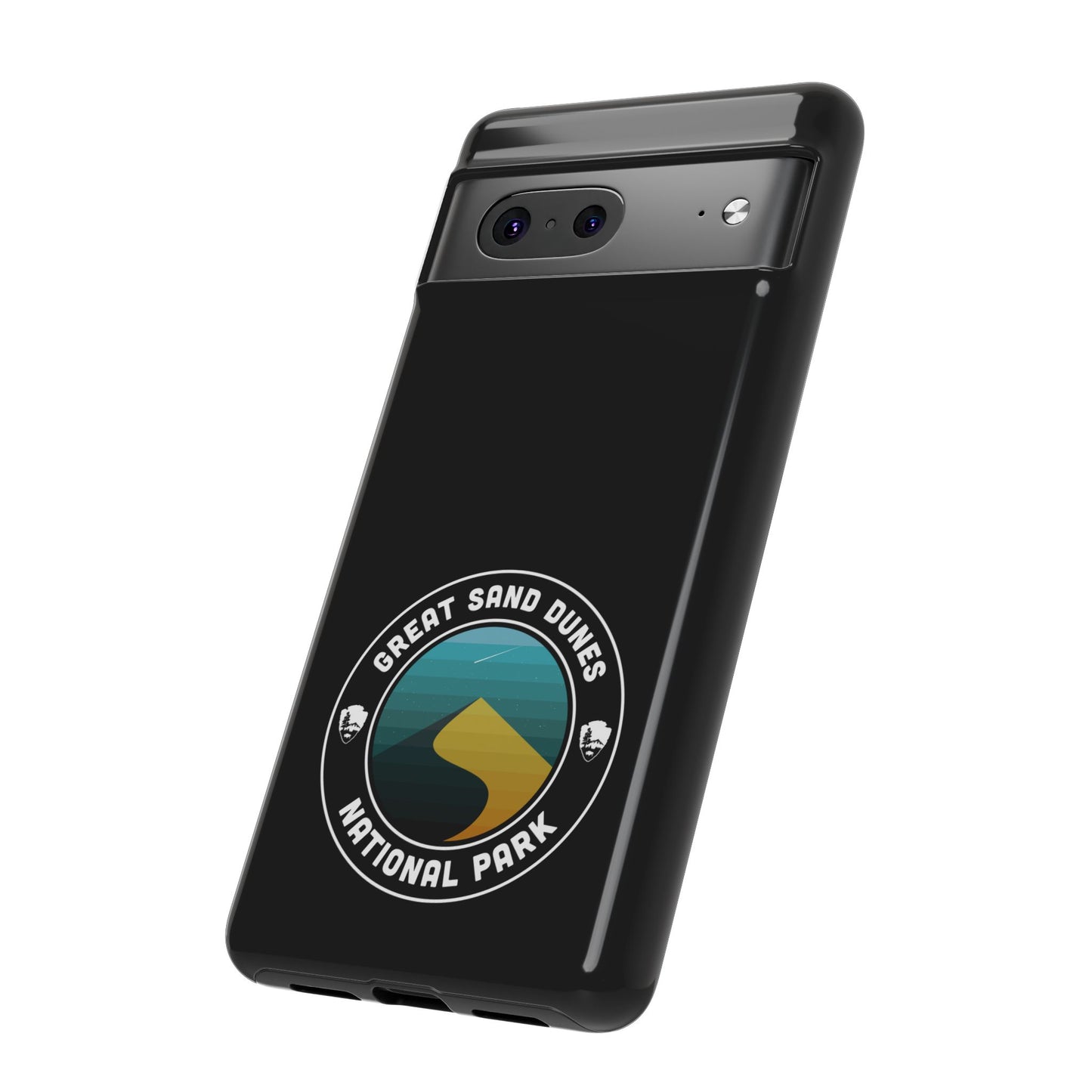 Great Sand Dunes National Park Phone Case - Round Emblem Design