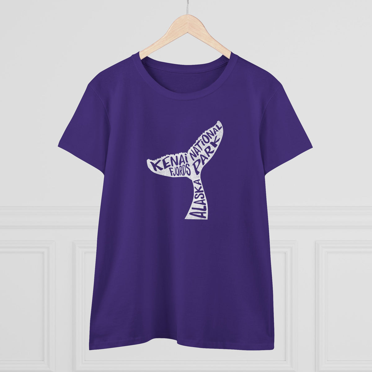 Kenai Fjords National Park Women's T-Shirt - Whale Tail