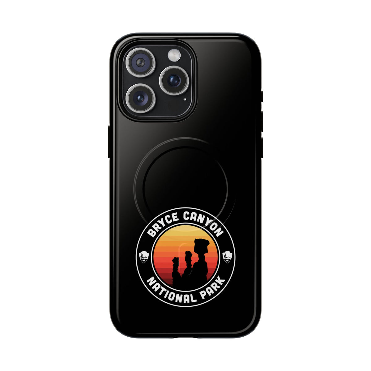 Bryce Canyon National Park iPhone Case with MagSafe - Round Emblem Design