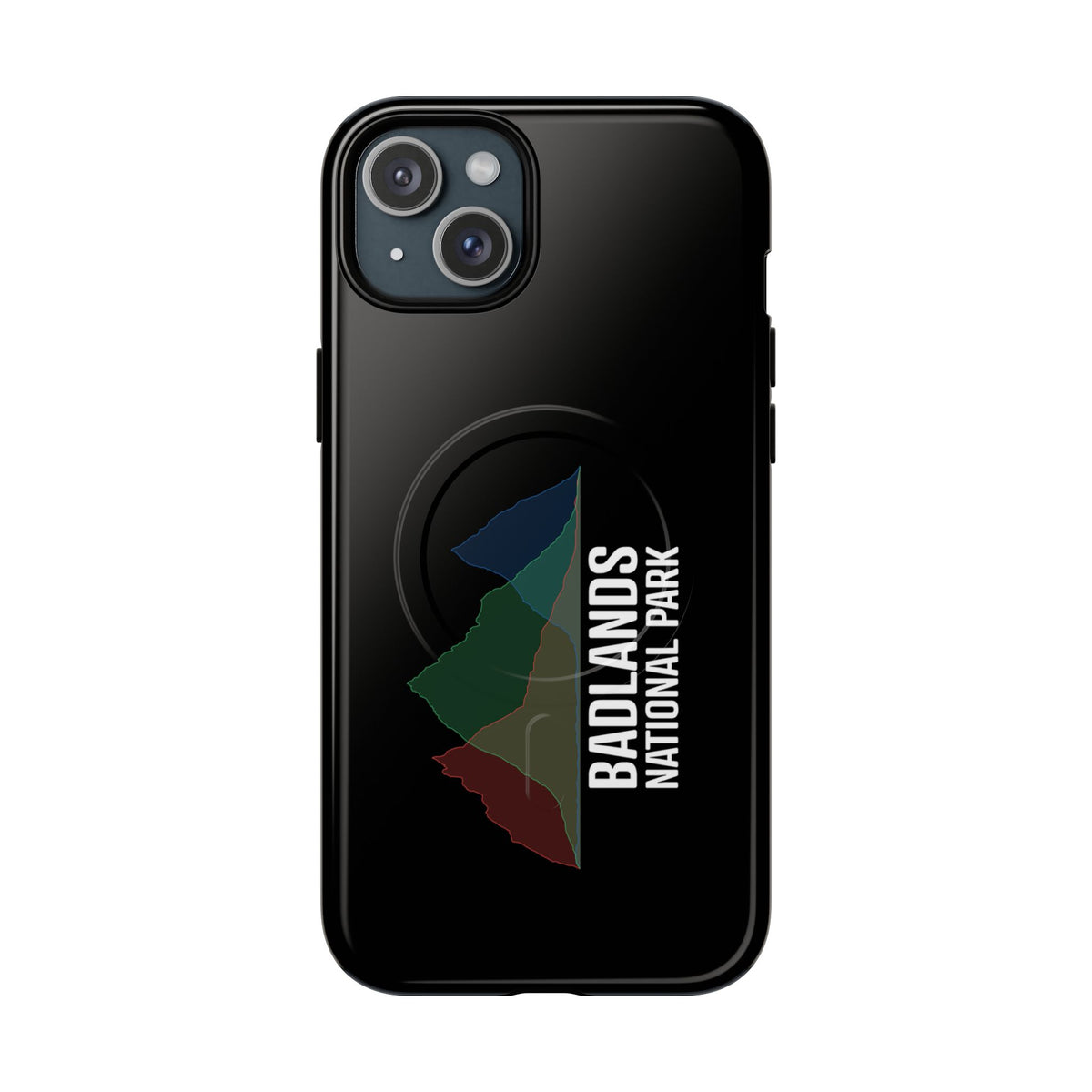 Badlands National Park iPhone Case with MagSafe - Histogram Design