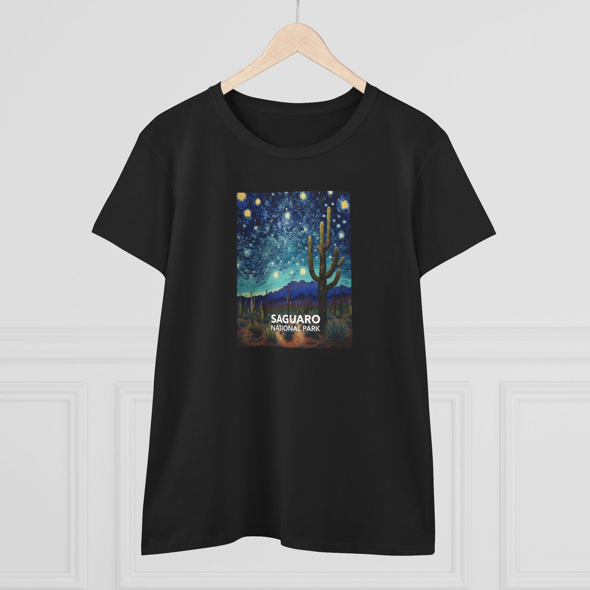 Saguaro National Park Women's T-Shirt - Starry Night