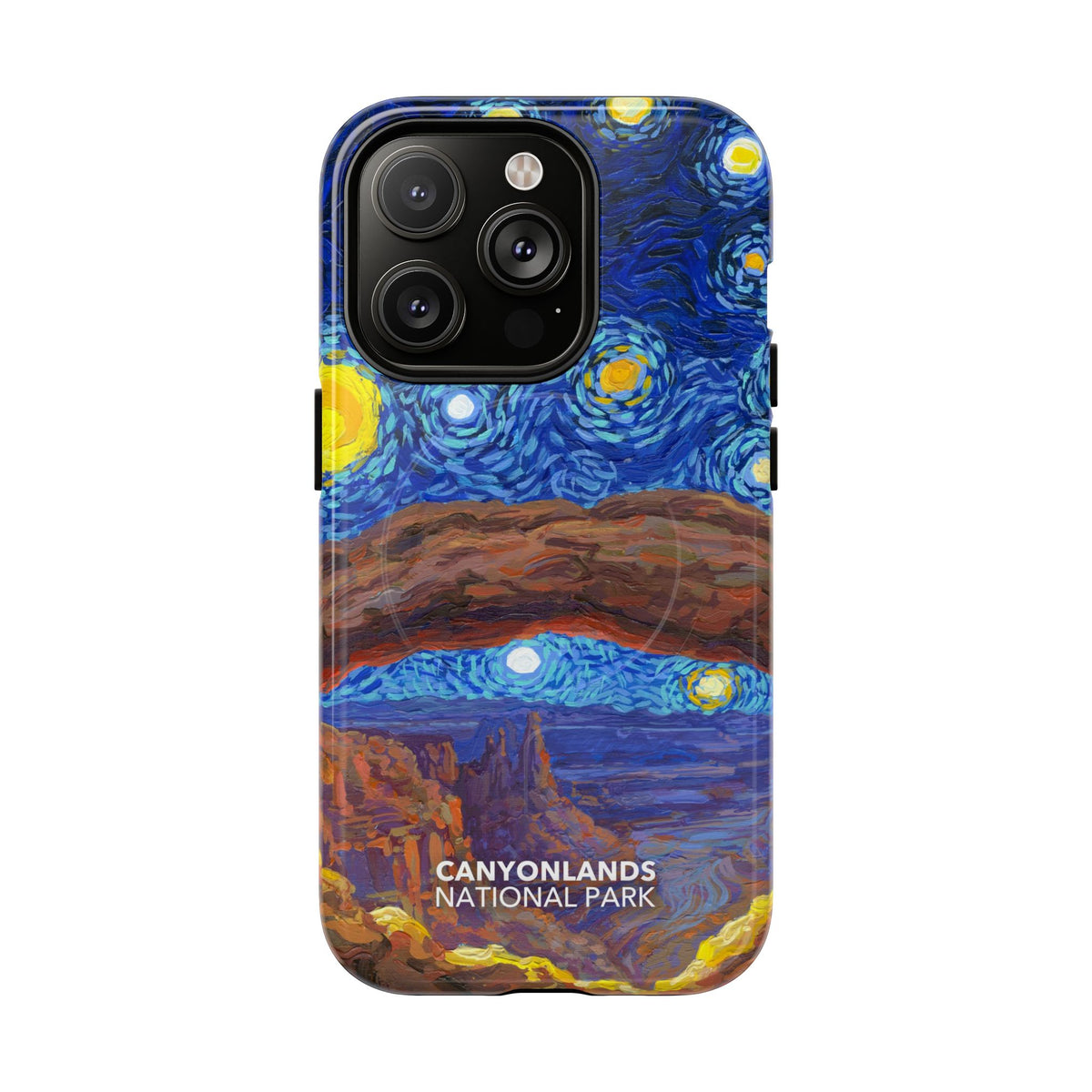 Canyonlands National Park iPhone Case with MagSafe - Starry Night