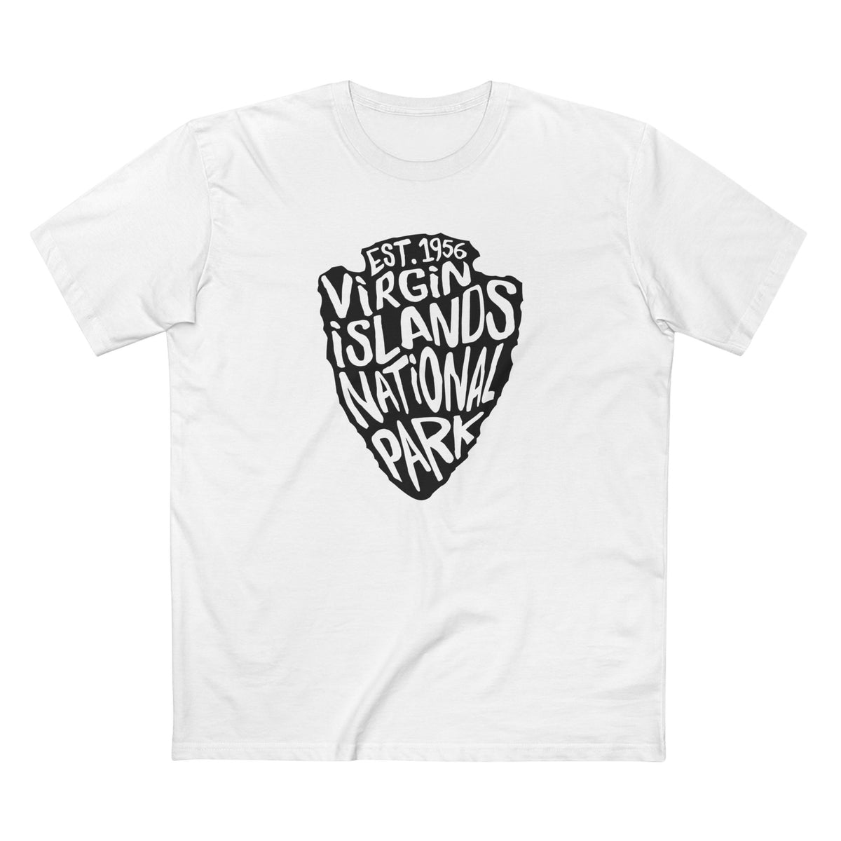 Virgin Islands National Park T-Shirt - Arrow Head Design in White