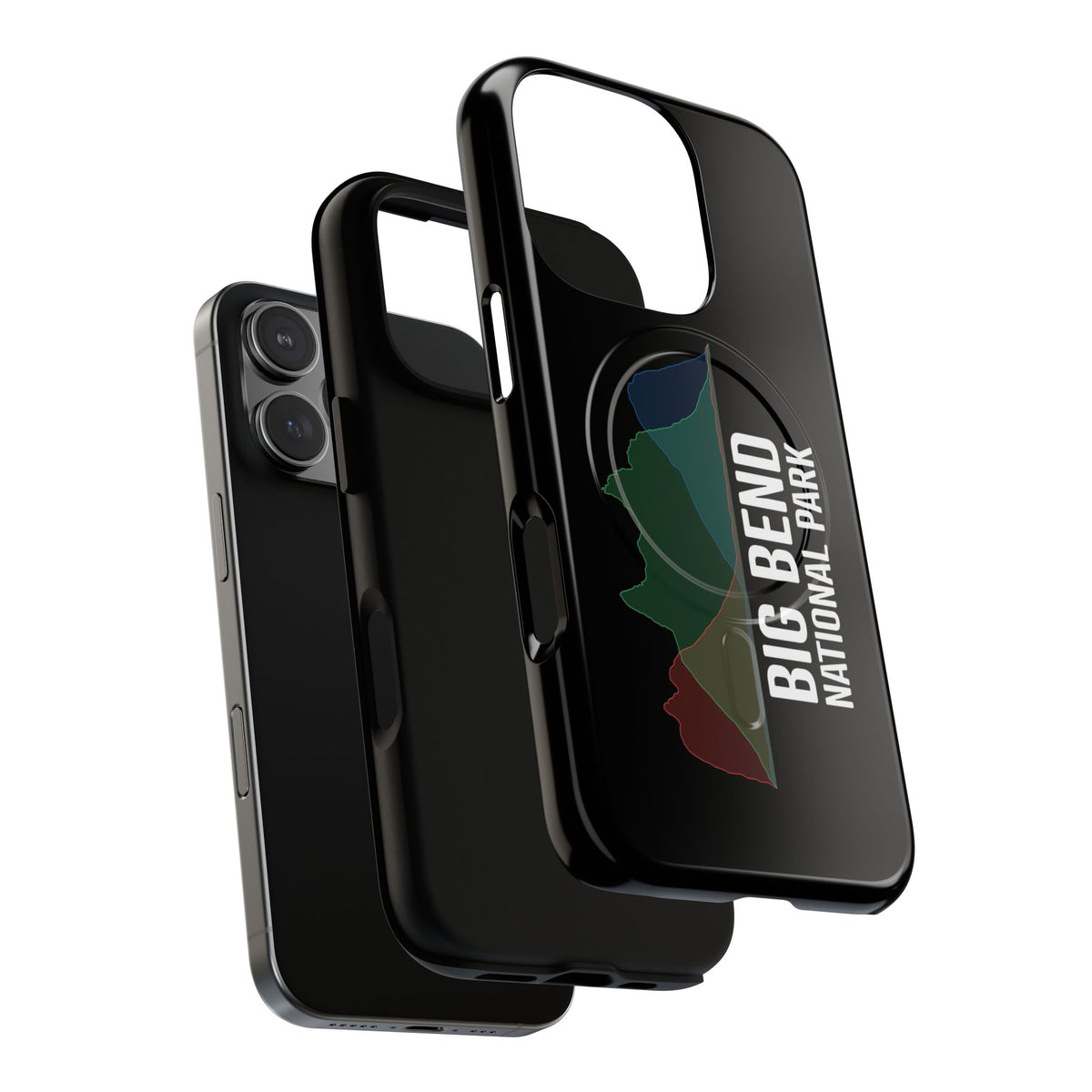 Big Bend National Park iPhone Case with MagSafe - Histogram Design